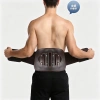 Leather lumbar steel plate support fixed guard belt, lumbar fixation belt, lumbar support, lumbar reinforcement protective gear details Picture
